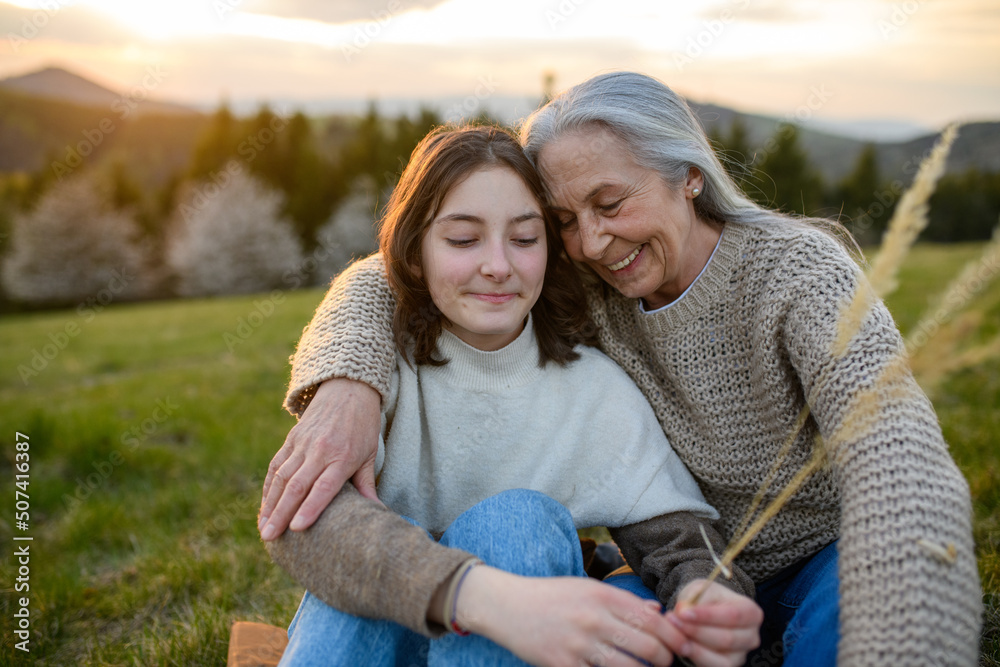 grandparent with child